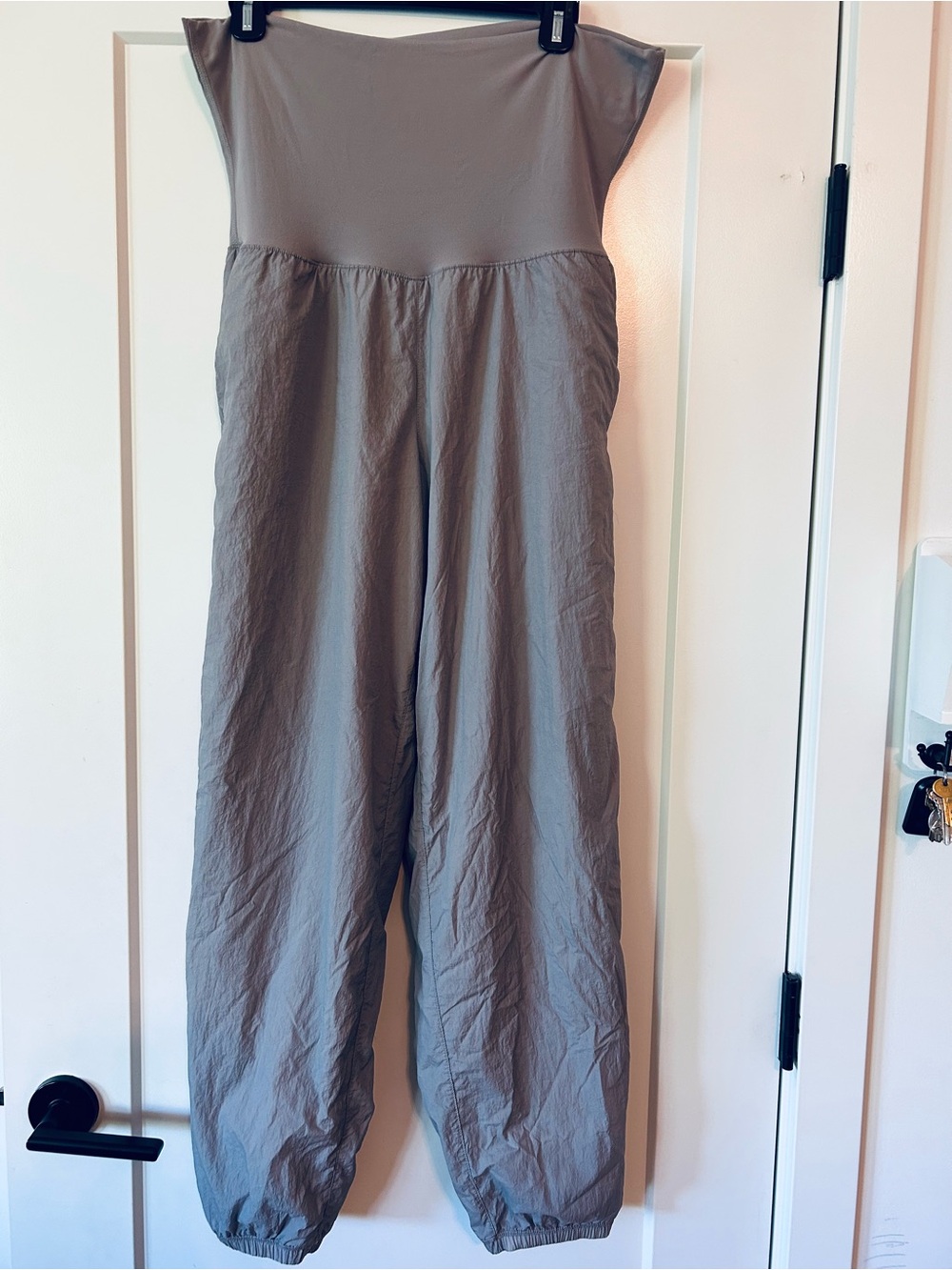 Lululemon Lightweight Foldover-Waist Jogger  - Mauve Grey